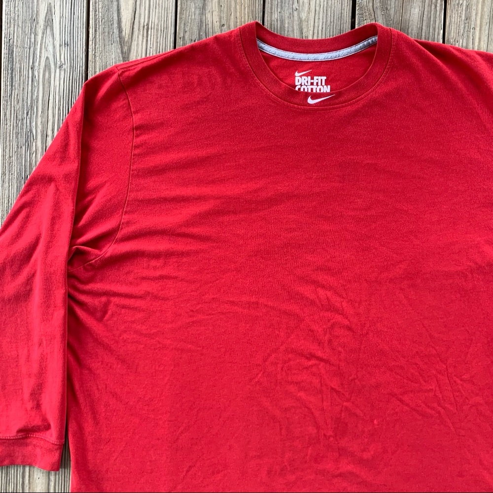 Vintage 2000s Y2K OverSized Nike Travis Scott Center Swoosh Shirt
